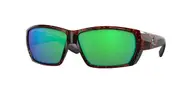 Costa Del Mar Tuna Alley Polarized 900908 Men's Sunglasses Tortoiseshell Size 62