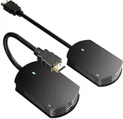 Wireless HDMI Transmitter and Receiver, 165FT/50M HDTV Extender, 2.4G/5G Plug&Play Portable Wireless Transmitter and Receiver, HDMI Extender for PC/HDTV/Projector/TV Box