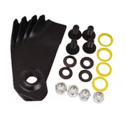 2 Pairs Cut Lawn Mower Blade 18 Inch Victa Set 4 Bolts 4 Blades