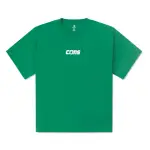 【CONVERSE】ONE STAR TEE 男款 綠色 寬鬆版 重磅 棉質 短T 上衣 短袖 10026573-A03