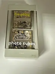 Heyday Pressed Floral Photo Cubes Plastic for Fujifilm Instax Print (Pack of 2)