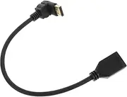 BESTonZON 90 Degree Bend Displayport Cable Display Port 1.2 Male to Female Adapter Video Extension Cord
