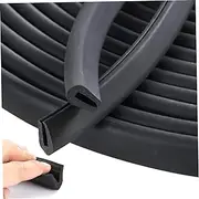 Rubber Edge Trim, Anti-Collision U Channel Car Door Trim Edge Protector for Sheet Metal, Car Doors, Hatches, Table Corners, 300cm, Molding
