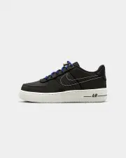 [Nike] Nike Kids' Air Force 1 Lv8 3 (Gs) Black/sail-black - Size 6Y 6Y Black/Sail-blac