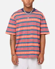 [CHAMPION] Champion Chimayo Jacquard T-shirt Sandrock - Size L L Sandrock Csi
