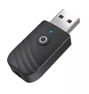 USB Bluetooth 5.0 Transmitter Receiver Audio Adapter AUX 3.5mm TV CAR PC Speaker