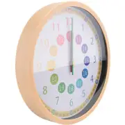 Silent Non Ticking Kids Wall Clock Battery Operated Decorative Clock for7542