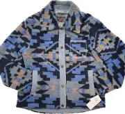 Pendleton Women’s XL Snap Front Fleece Jacket / Corduroy Trim Brand Nwt