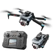 XKJ K6 MAX WiFi FPV with LCD Screen Controller HD Dual Camera Servo Gimbal 360° Obstacle Avoidance Brushless Foldable RC