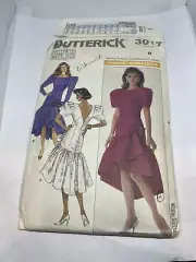 Butterick 3017 UNCUT Sewing Pattern Size 8 Vintage Morton Myles