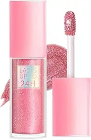 Glitter Lip Gloss - Shimmer Lip Gloss | Glitter Lipsticks For Women | Shimmering Moisturizing Lip Plumper Glossy Liquid Lipstick | Nourishing Lip Balm For Full, Luscious Lips For Wedding