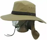 Misty Mountain Atacama Sun Hat with Tuck Away Neck Flap Sizes M-XL