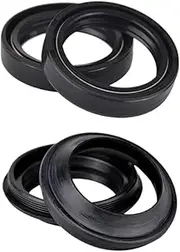Motorcycle Front Fork Oil Seal Dust Cover Lip for GL1500 GL1500A GL1500S GL 1500 J-K-L-SEM-SEN-SEP-SER(2pc Seal 2pc Cover)