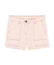 Bonpoint Logo-Patch Denim Shorts 8Y,6Y,4Y,14Y,6,12Y,10Y light pink