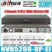 Dahua 8CH 8PoE AI 8K 4K NVR WizSense 32MP Network Video Recorder NVR5208-8P-EI
