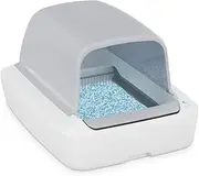 PetSafe ScoopFree Pro Hooded Crystal Self-Cleaning Litter Box System