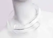 Gerda Lynggaard-Monies Kuala Lumpur Clear Lucite Spiral Statement Necklace