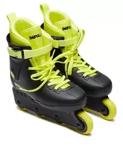 Impala Rollerskates Impala Lightspeed Inline Skate, Black/Fluoro, sz 11