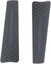 Bicycle Chainstay Protector,Bike Frame Chain Silicone Protector Guard for Mountain Road Bike,Removable,Streamlined Fish Pattern Decoration,Strong Adhesion,Easy to Install,2pcs-Long style2