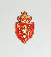 Medieval Norway Nordic Norse Royal King Lion Order Knight Battle Badge War Pin
