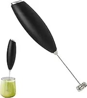 Kezvmhy Milk Whisk, Handheld Milk Whisk, Handheld Milk Whisk Milk Whisk Wand - Powerful Egg Whisk Drink Mixer for Coffee, Cappuccino, Latte, Matcha and Hot Chocolate