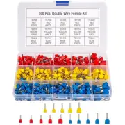Wire Ferrules Kit, 500Pcs Wire Ferrule Terminals, Insulated Ferrule Crimp1179