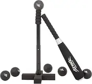 Rakuten Golden Eagles x GP Baseball Kids Batting Set, Includes Bat + Tee + 6 Soft Balls, Adjustable Tee Height