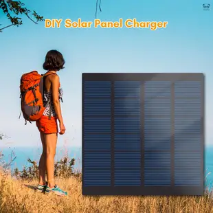 1.5W 6V太陽能電池板 太陽能充電板 DIY太陽能板充電器 USB接口