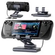 Docking Station for Steam Deck/ROG Ally X/Legion Go/MSI Claw, 6-in-1 Adjustab...