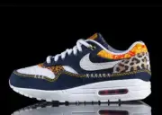 ️NIKE AIR MAX 1 PRM US 12.5 DENIM LEOPARD SAFARI PARRA PATTA ATMOS FJ4452-432