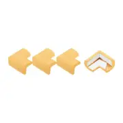 Corner Guards Edge Protectors, 12Pack Foam Bumper L Shape, 55mm, Wood Color