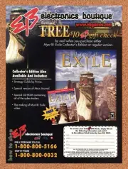 Myst III Exile PC Original 2000 Ad - EB Games Video Game Promo