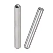 10x90mm Dowel Pins, 2pcs Round Head Flat Chamfered End Dowel Pin