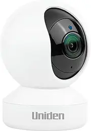 Uniden App Cam Home+ 2.5K Indoor Pan & Tilt Smart Camera with 3 X Optical Zoom