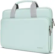 DOMISO 14 inch Laptop Sleeve Bag Water-Resistant Carrying Case with Handle for 14" Dell/HP Pavilion Envy/ThinkPad IdeaPad/ASUS Vivobook,Mint Green