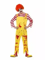 Smiffys Kreepy Killer Clown Costume