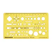 Electrical Drafting Electrical Symbols Template Drawing Stencil