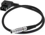 HangTon Power Cable for Tilta Nucleus-M Motor P-tap D-tap 0B 7 Pin 45CM for V-Plate Mount Battery
