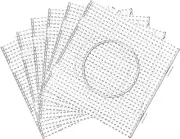 6 Pieces Large Square Fuse Beads Boards,5Mm Plastic Beads Boards Suitable for Ch