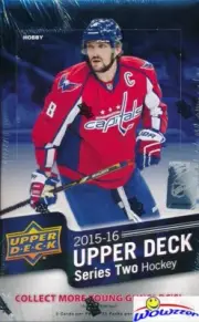 2015/16 Upper Deck Series 2 Hockey Factory Sealed HOBBY Box-6 Young Guns+MEM!