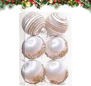 Christmas Ball Decorations - Christmas Ornaments Set Velvet Ball,with Metal String Christmas Balls Kit for Pool Puchen