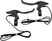 ZNFMOS Left+Right Brake Lever, for DYU, D1 D2 D2C D2+ D3+ D5, Electric Bicycle D Series Bike Brake Bar Handle Replace Accessories Hand Brake Lever Electric Scooter