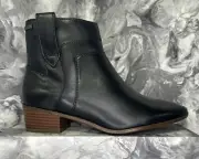 Rockport Geovana Leather Ankle Boots Ladies Black Size UK 6 EU 39.5 #REFBOX