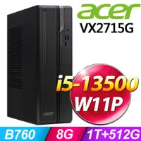 在飛比找PChome24h購物優惠-(商用)Acer VX2715G(i5-13500/8G/1