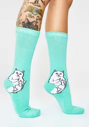 [RIPNDIP] Minty Lord Nermal Socks