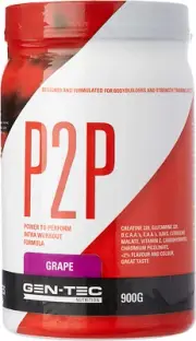 Gen-Tec Nutrition P2P Intra Workout Grape Powder, 900 Grams