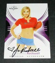 2015 Benchwarmer JESSICA ROCKWELL Signature #51 Silver Foil Auto Hot Gamer Girl