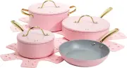 Nonstick Pots Pans Set Multi Layer Non Stick Sauce Fry Pan Stock Pot Cookware