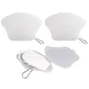 3Pcs/6Pcs Face Mask Case with Carabiner Mask Organizer Storage Box Holder