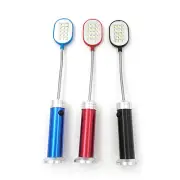 Flexible Base Computer Table Working Light Lamp 15 LED Study Flashlight